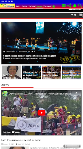 Radio Tele Ole Haiti Screen 3