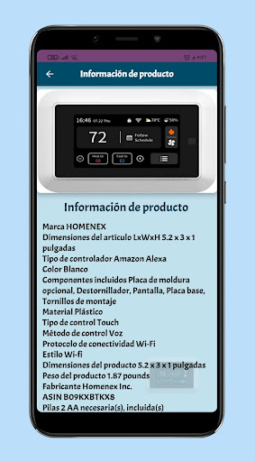 Homenex Wi Fi Smart Guide Screen 2