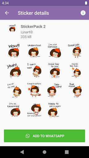 小画家乐乐贴纸 WASticker Screen 3