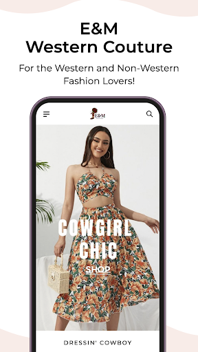 Android application E&M Western Couture screenshort