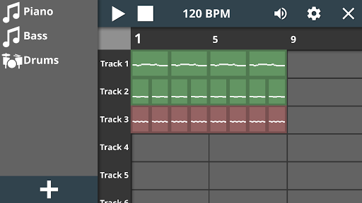 Android application Music Creator screenshort
