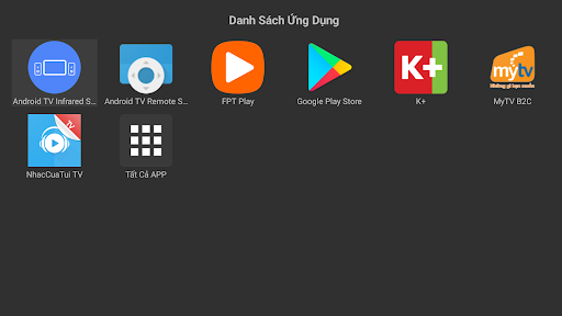Tất Cả APP - Android TV Screen 3