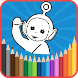teletubby coloring world for kids icon