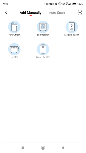Thermex Home Screen 2