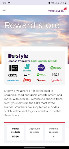 Virgin Atlantic Sky High Club