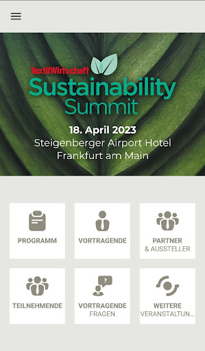 Android application TW Sustainability Summit 2023 screenshort