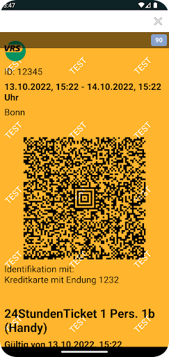 Mobility Wallet Screen 3