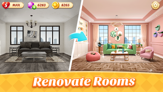 Space Decor:Dream Home Design 5.3.0 APK + Мод (Unlimited money) за Android