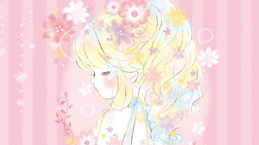 Android application Wallpaper Flowery Kiss screenshort