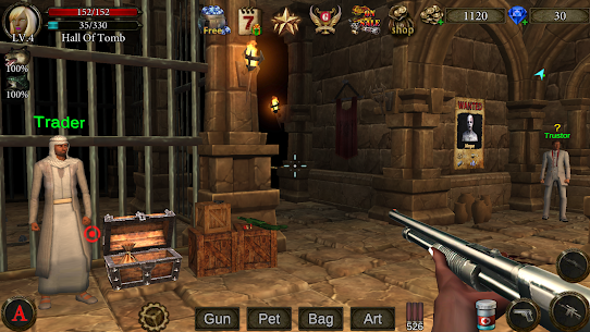 Dungeon Shooter MOD APK: Dark Temple (Unlimited Crystals) 9