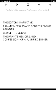 Book, The Private Memoirs and