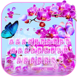 Butterfly Orchid Keyboard Theme icon