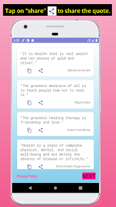 HealthCare Quotes App