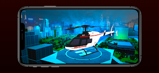 Helicopter City Race Simulator - Screenshot 1