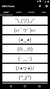 ASCII Faces Capture d'écran
