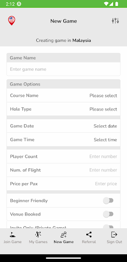 KakiGolf Screen 3