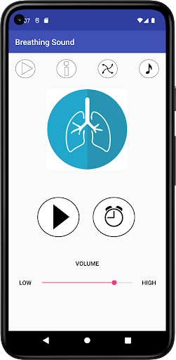 Android application Breathing Sound screenshort