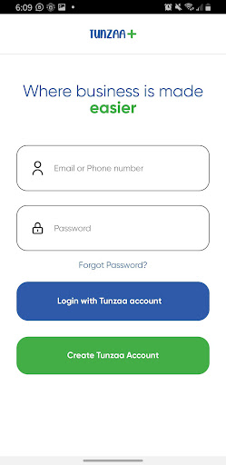 Android application Tunzaa+ screenshort