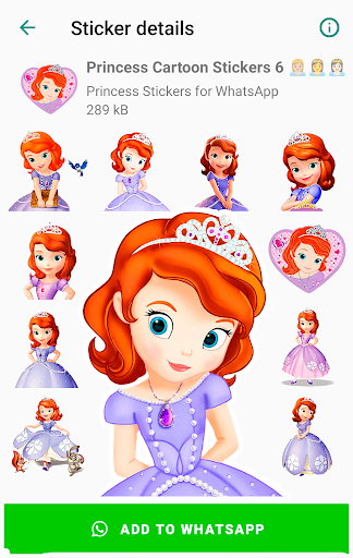 Princess Stickers for WhatsApp Screen 2
