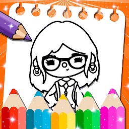Toca Boca Coloring Book Life