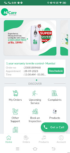 HiCare - Pest Control Services Screen 2