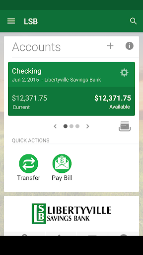 Libertyville Savings Mobile Screen 2