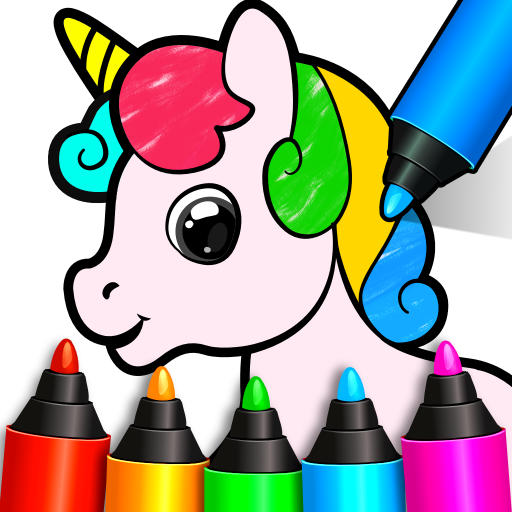 Drawing Games: Draw & Color  Icon