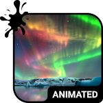 Cover Image of Tải xuống Bàn phím hoạt hình Aurora Light + Hình nền động  APK