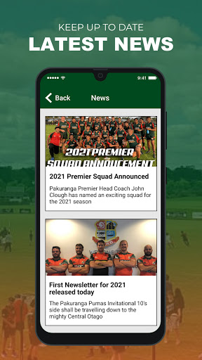 Pakuranga United Sports Screen 2