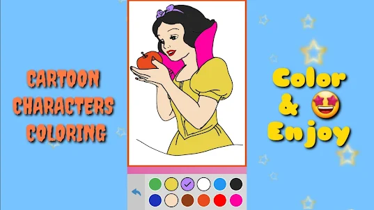 Cartoon coloring for kids