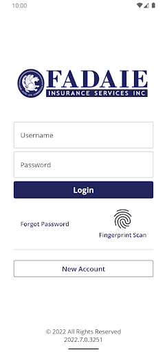 Android application Fadaie Insurance Services screenshort