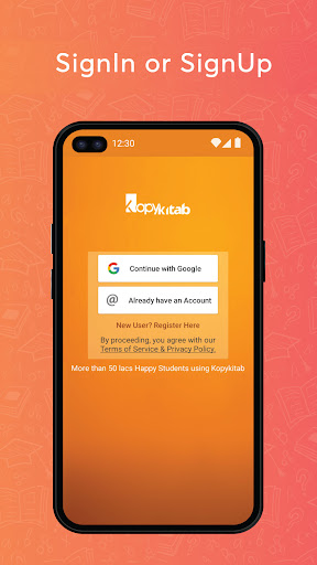 Android application CUET Exam screenshort