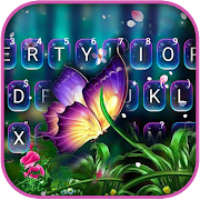 Fantasy Butterfly Keyboard Background
