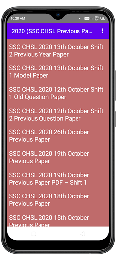 SSC CHSL Previous Year Papers