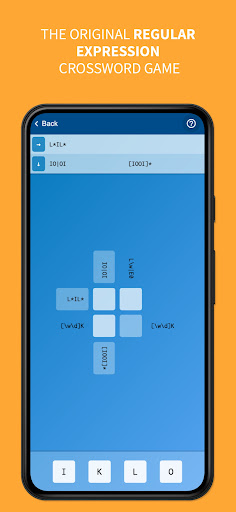 Android application Regex Crossword screenshort