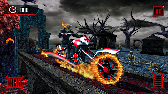 Real Ghost Bike Rider Games 3D