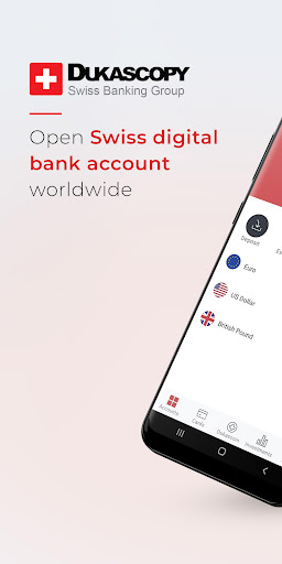 Android application Dukascopy – Swiss Mobile Bank screenshort
