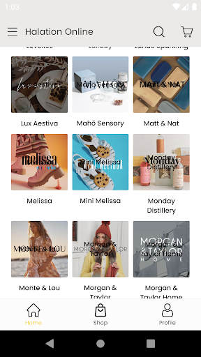 Halation Online App Screen 2