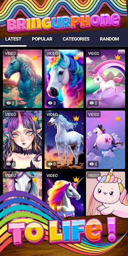 unicorn wallpaper Screen 2