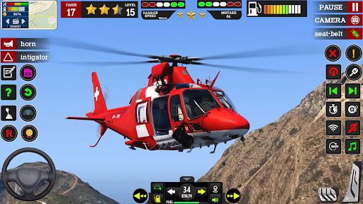 Real Helicopter Flying Games ekran görüntüsü