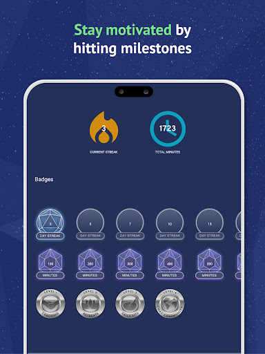 Screenshot of Brightmind Meditation