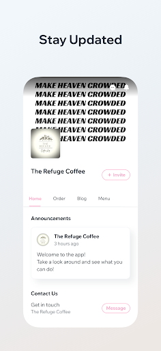 Refuge Coffee Screen 3