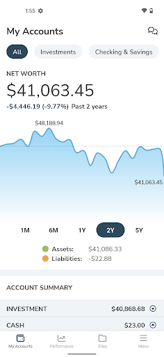 Android application SEI Connect - Investor screenshort