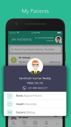 Android application EHNOTE Doc - For Doctors screenshort