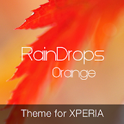 RainDrops Premium Orange Theme Mod apk versão mais recente download gratuito