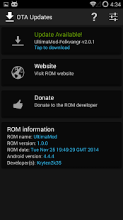 OTA Updates [ROOT][CUSTOM ROM] Screenshot