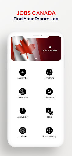 Android application Jobs Canada screenshort