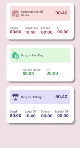 HRIS Mobile Screen 3