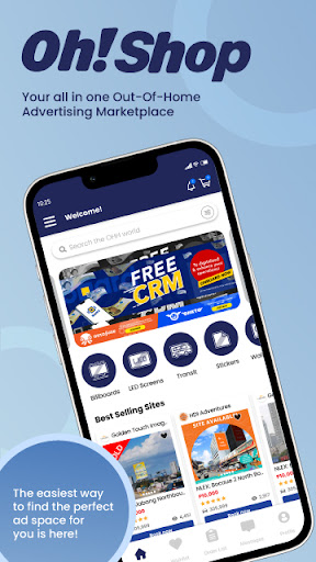 Android application OH Shop screenshort