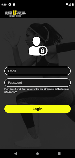 Android application Absurda High Body Training screenshort